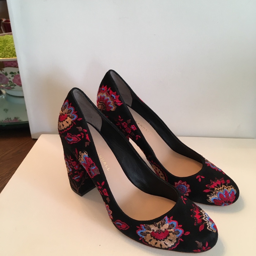Loeffler Randall Embroidered Pumps